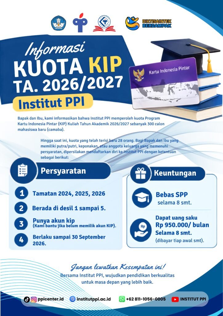 Jangan Sampai Kehabisan! Institut Putra Perdana Indonesia Buka Pendaftaran KIP Kuliah 2026/2027, Daftar Sekarang!!! save 20260917 101818